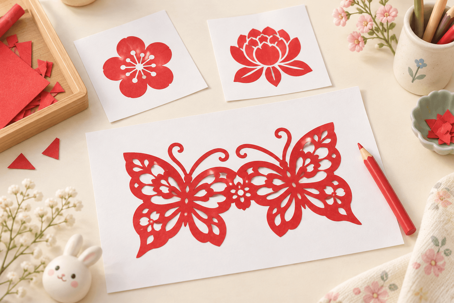 花朵、小动物、节日花纹,选你喜欢的。